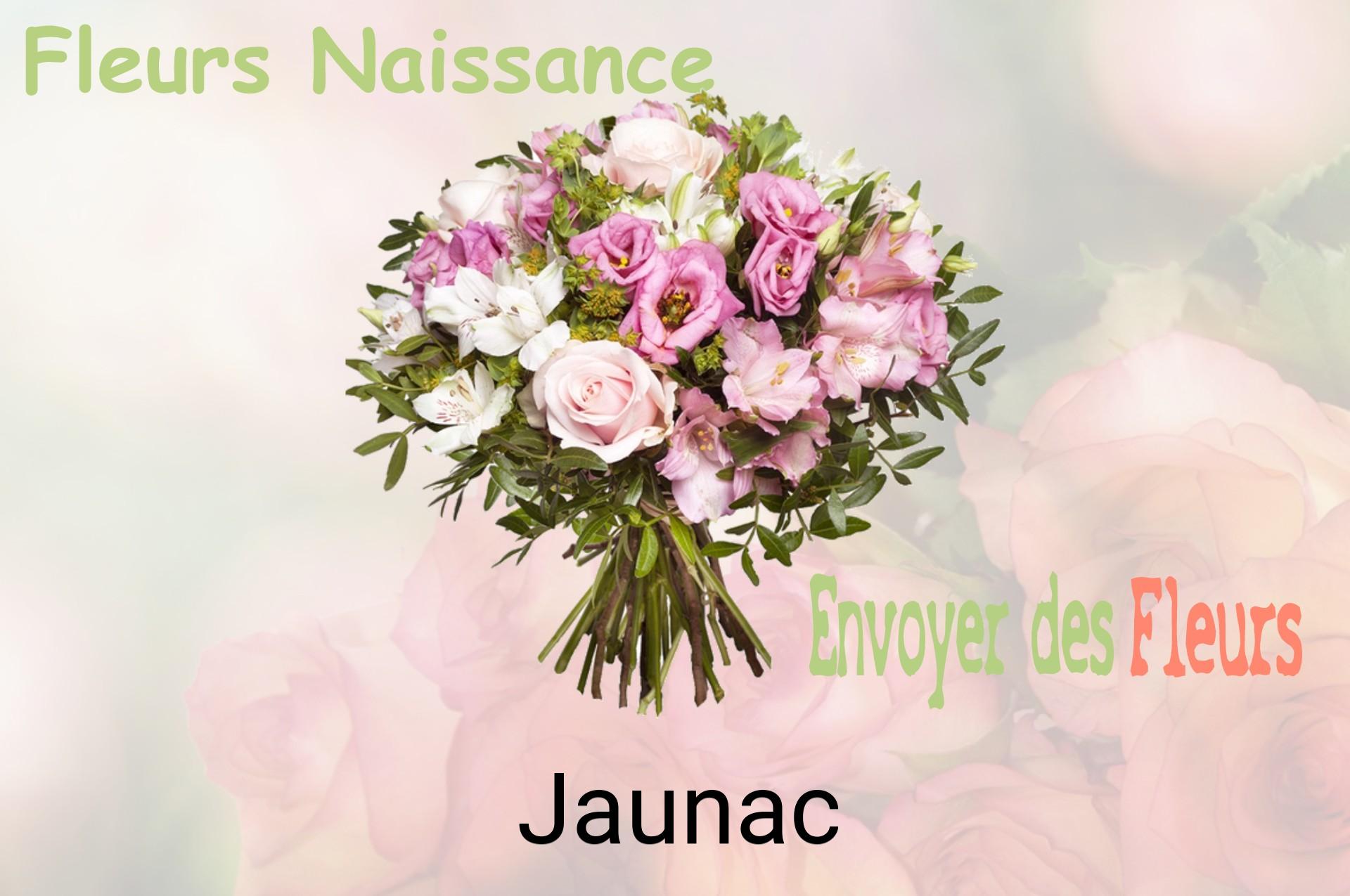 Bouquet de fleurs de naissance livré à Jaunac